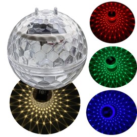 Pool Light, Solar Ball Light, 7 Color Changing, Amphibious, Garden Light, LED Submersible Light, Solar Panel Charging, Underwater Light, Waterproof, Floating, Decorative Light, Pool, Pond, Garden, Entryway, Lawn, Driveway