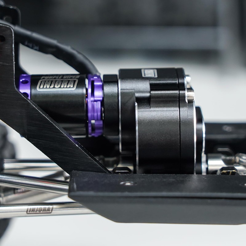INJORA 24:1 CNC Aluminum Complete Transmission with 180 Brushed Motor