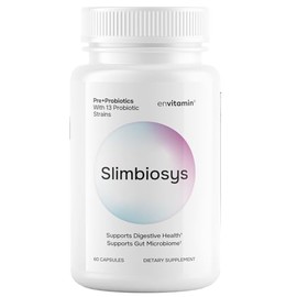 envitamin Slimbiosys Ultra Probiotic Capsule - Pre & Probiotics for Women & Men - Support Your Microbiome