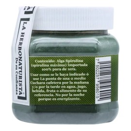 Alga Spirulina Polvo 100% Pura Y Natural 100g Herbonaturista