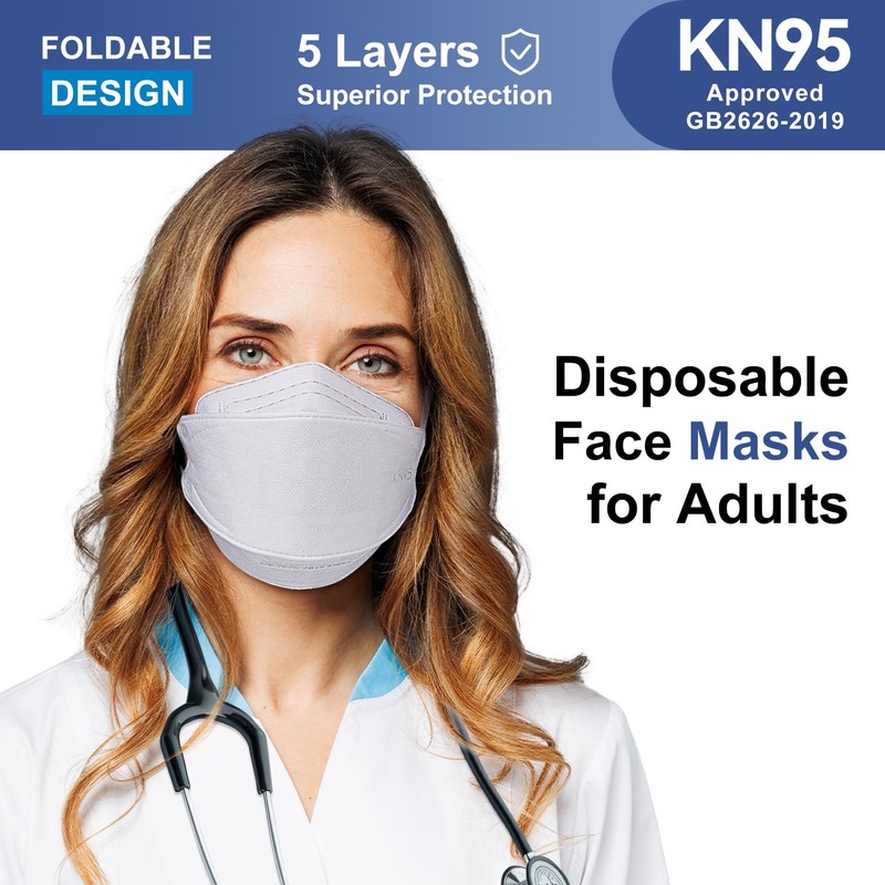 FENFEN KN95 Face Masks Disposable Adults - 50 Pack 5