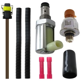 AP63417 Fuel Pressure Regulator Valve w/ICP Sensor Pigtails for 2004-2010 Ford E350 6.0L V8,Replaces for 1846057C1 CM-5126 HTV102 W3250216 CM-5054 by GRABOTE