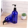 FOMIYES 2pcs Refillable Liquid Pump Bottles for Essential Oils Shampoo