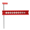 Hole Jig Wood Dowel Punch Locator 10 in 1 45°