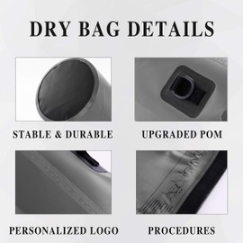 IDRYBAG Waterproof Backpack Dry Bag forMen, Floating Bag Dry Backpack 2L/5L/10L/15L/20L/30L/40L, Dry Bags Waterproof for Kayaking, Boating, Canoeing, Rafting, Hiking, Camping