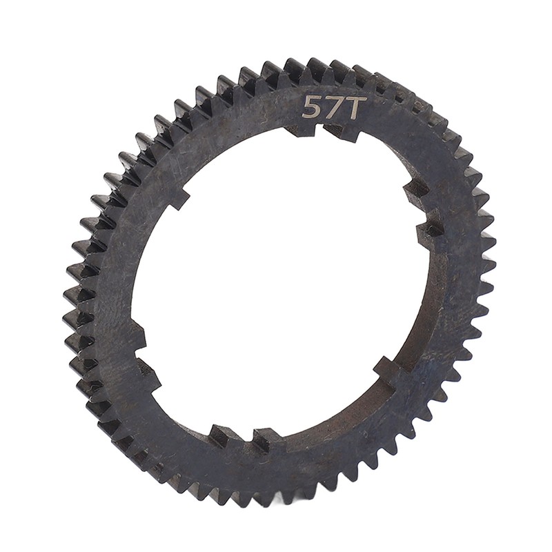 RC Gearbox Gear Black Smooth Rolling Increase Speed 57T Steel