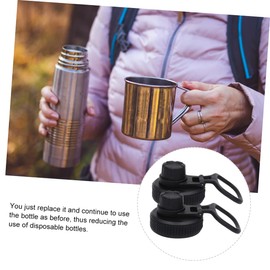 Kisangel 2pcs Sports Water Bottle Cap Water Bottle Lids Drink Bottle Caps for Seal Bottle Lids for Vacuum Bottle Lid Sealing Bottle Caps with Lid Wide Simple