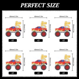 18pcs Beautiful Big Wheel Truck 5th Birthday Happy Cupcake Decoration Set - This is the perfect car theme party, boy girl birthday party, baby shower truck decorations - LIANGSS