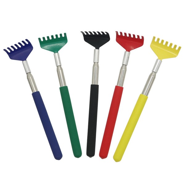 Beatyarmy 5 Pcs Back Scratchers,Portable Extendable Back Scratcher,Stainless Steel Back