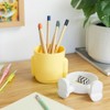 balvi Mr. Sitty Pen Holder Yellow Coloured and Original Design