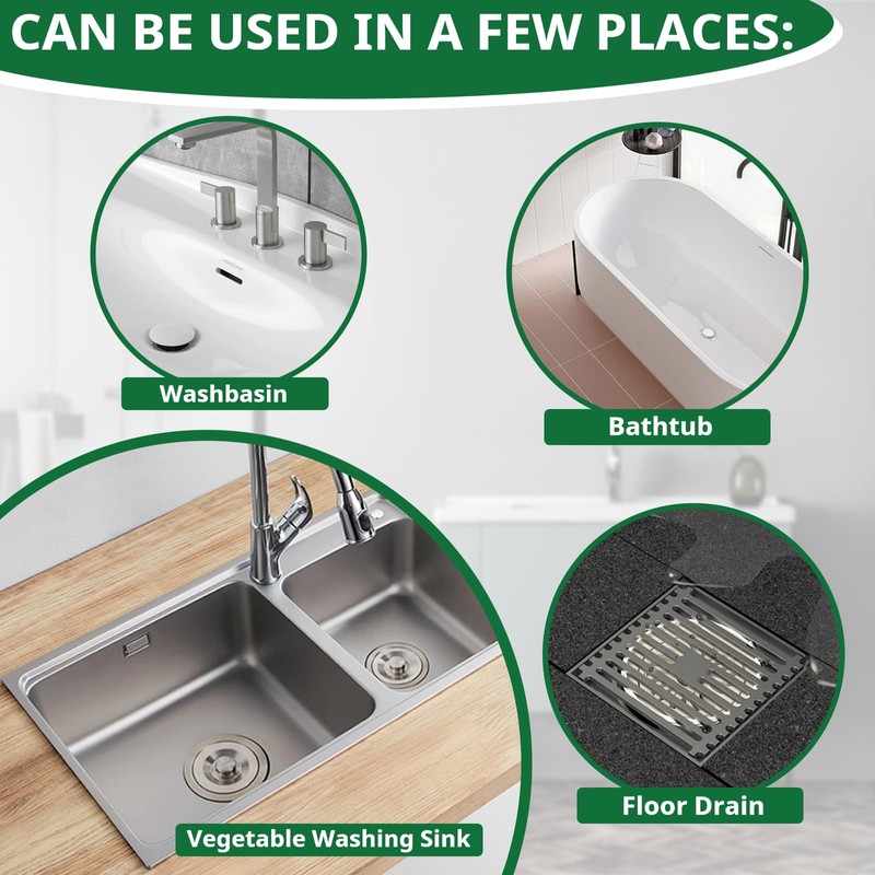 Foaming Drain Cleaner, Sink Drain Cleaner Foam, Drains Clog Remover