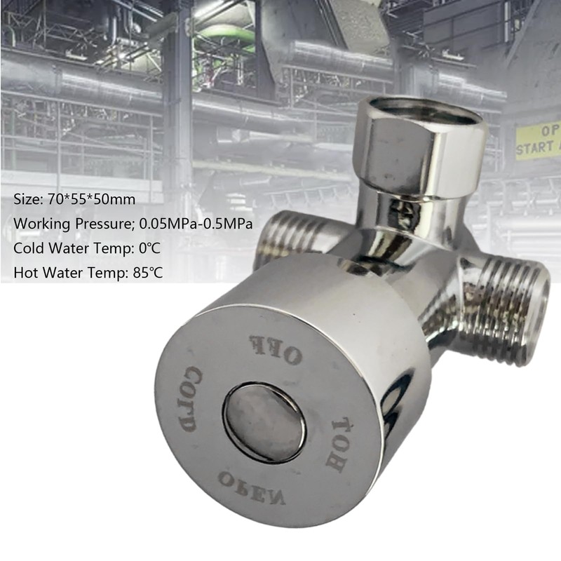 Nikou G1/2 Hot and Cold Water Mixing Valve - Solid