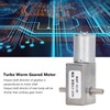 Turbo Worm Geared Motor 2 Shaft High Torsion Micro Gearbox