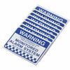 Faderr Warning Security Stickers, 8Pcs Notice Home Monitored Alarm System