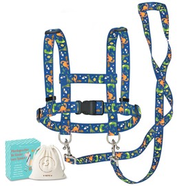 MutoToy® Horse Lead for Playing for Children, Adjustable Horse Harness for Children, Horse Play Lead for Boys Girls Role Play, Children's Outdoor Toy from 3 Years (Blue)