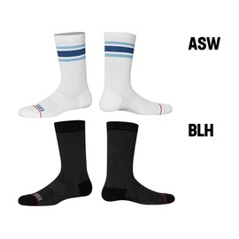 SAXX Underwear Co. Men's Whole Package Crew, Black Heather, Large