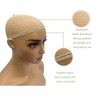 Bestac 6 Pieces Wig Caps, Light Brown Mesh Wig Cap
