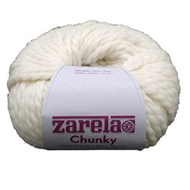 Zarela Chunky Super Soft 100% Luxurious Baby Alpaca Yarn (Fawn Cream)