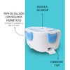 Lonchera Eléctrica Portátil Thermoflex 1.05 Litros para Hogar/Oficina (Azul Claro)