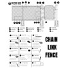 Galvanized Chain Link Fence Ties, 6-1/2" (16.5 cm), Industrial Grade,