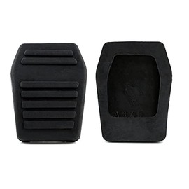 2x Car Clutch Pedal Pads Brake Pedal Rubber Cover Black for Transit MK6 MK7(2000-2014) Focus Mondeo Transit Connect