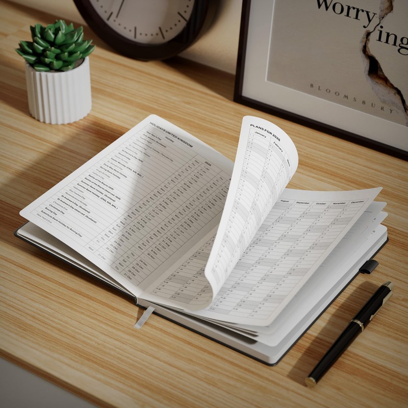 TDOLISSTE - Academic Diary 2025-2026 Week to View, A5 Mid