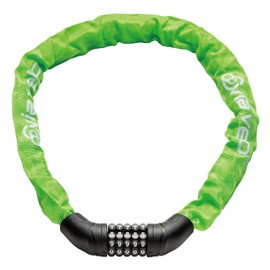 Via Velo Bike Chain Lock, 5-Digit Resettable Combination Heavy Duty Anti-Theft Bicycle Lock, 2.95 Ft Security Bike Locks for Scooter, Motorcycle, Gate, Fence, Valuables Etc