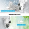 Dual Lens Security Camera 360° Pan Tilt Wireless Surveillance Camera