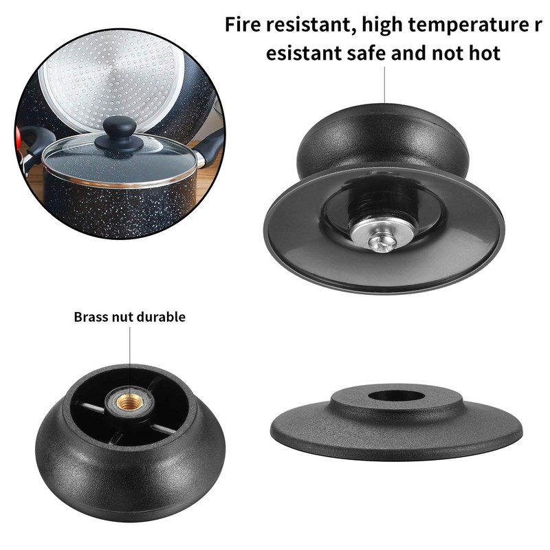 4 Pcs Pot Lid Knob, Universal Replacement Pan Lid Cover