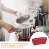 uxcell 4pcs Silicone Assist Hot Pan Handle Holder Hot Skillet