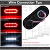 RONSTA 6 inch Oval Led Trailer Lights Kit with Mounting