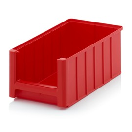 Creativ Ladenbau GmbH Storage Box/Stacking Box/Storage Box/Sorting Box/Sorting Box in Size 4, Stackable, Colour: Red (Traffic Red Similar to RAL3020)