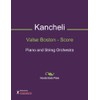 Valse Boston - Score Sheet Music (Piano and String Orchestra)