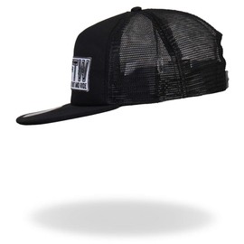 Hot Leathers GSH1013 FTW All Black Snap Back Hat - One Size