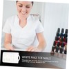 Baluue Removable Art False Nails White Fake Toe Nails Eye-catching