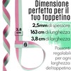 TECEUM Cintura Premium per Tappetino Yoga in Morbido Cotone Universale
