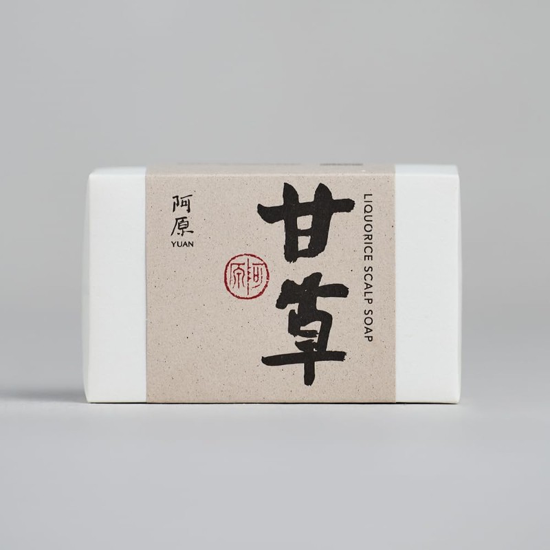 Yuan Licorice Hair Care Soap, Licorice Hair Cleanser, 4.1 oz