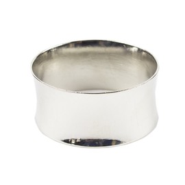 Fennco Styles Classic Design Metal Napkin Ring - Set of 4 (Oval)