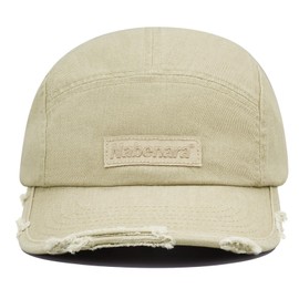 CLAPE Vintage Washed Distressed Cotton Dad Hat Baseball Cap Adjustable Polo Trucker Unisex Style Headwear Adjustable(5P11-Khaki)