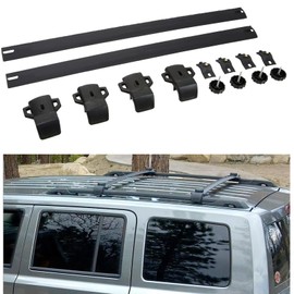 JUEDIMA Roof Racks Cross Bars Fits for Jeep Renegade 2015-2019 Aluminum Roof Rails Rooftop Luggage Crossbars