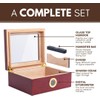 Premium Cigar Humidor for 25-50 Cigars - Elegant Humidor humidor