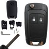 KONIKON Car Key Flip Key Replacement Shell Key Case Blade