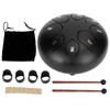 6in Tongue Drum 8‑Tones Ethereal Hand Pan Drums with Drumstick
