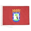 AZ FLAG Madrid Flag 18'' x 12'' cords - Madrid