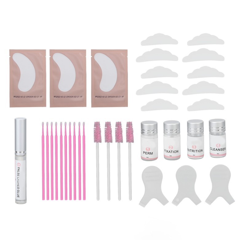 Eyebrow Lamination Kit Semipermanent Safe Moderate 6 to 8 Weeks