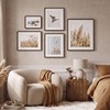 18x24 Picture Frame, Large Rustic Poster Frame 18"x24", matted to