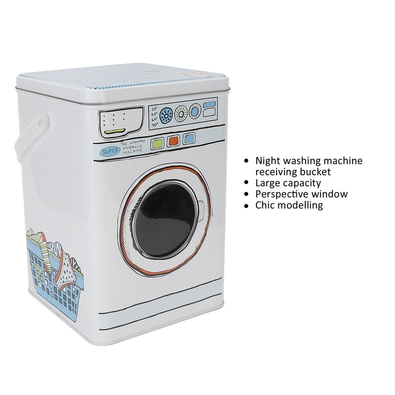 Laundry Powder Metal Box Large Capacity Metal Laundry Detergent Canister