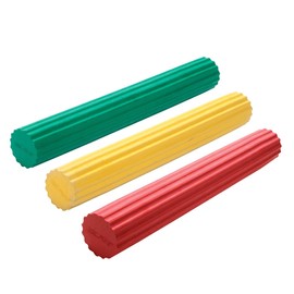 CanDo Twist-n-Bend Hand-Wrist Exercise Bars - 3-Piece Bundle - Yellow, Red, Green