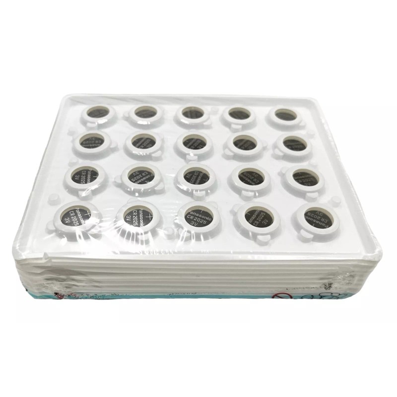 Panasonic 5 FIVE PANASONIC CR2025 BULK CR 2025 3V LITHIUM