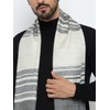 AMOLDO Men's Winter Scarf Warm Long Soft Scarf Plaid Tassel